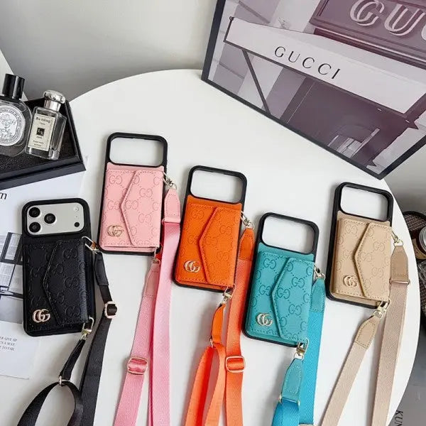 Gucci Crossbody Wallet iPhone Case GG Monogram iPhone 17 Pro Max Case - Elitesmark