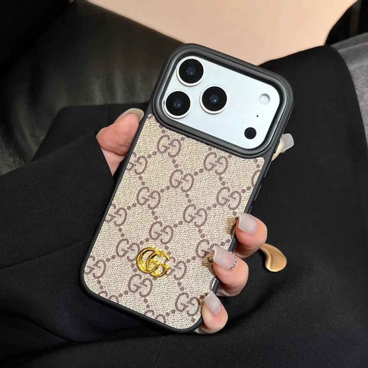 Gucci iPhone Case Luxury GG iPhone Case with Interchangeable Camera Lens Frames