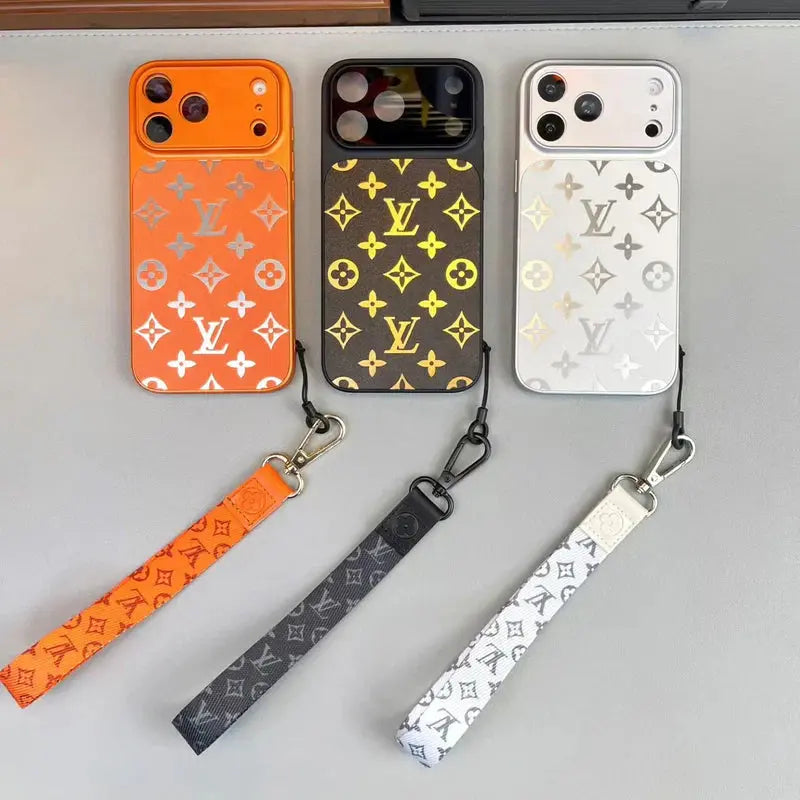 Louis Vuitton LV Monogram Phone Case With Mini Strap For iPhone Elitesmark