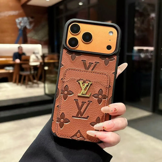 Louis Vuitton iPhone Case - LV Monogram Case with Cardholder - Elitesmark