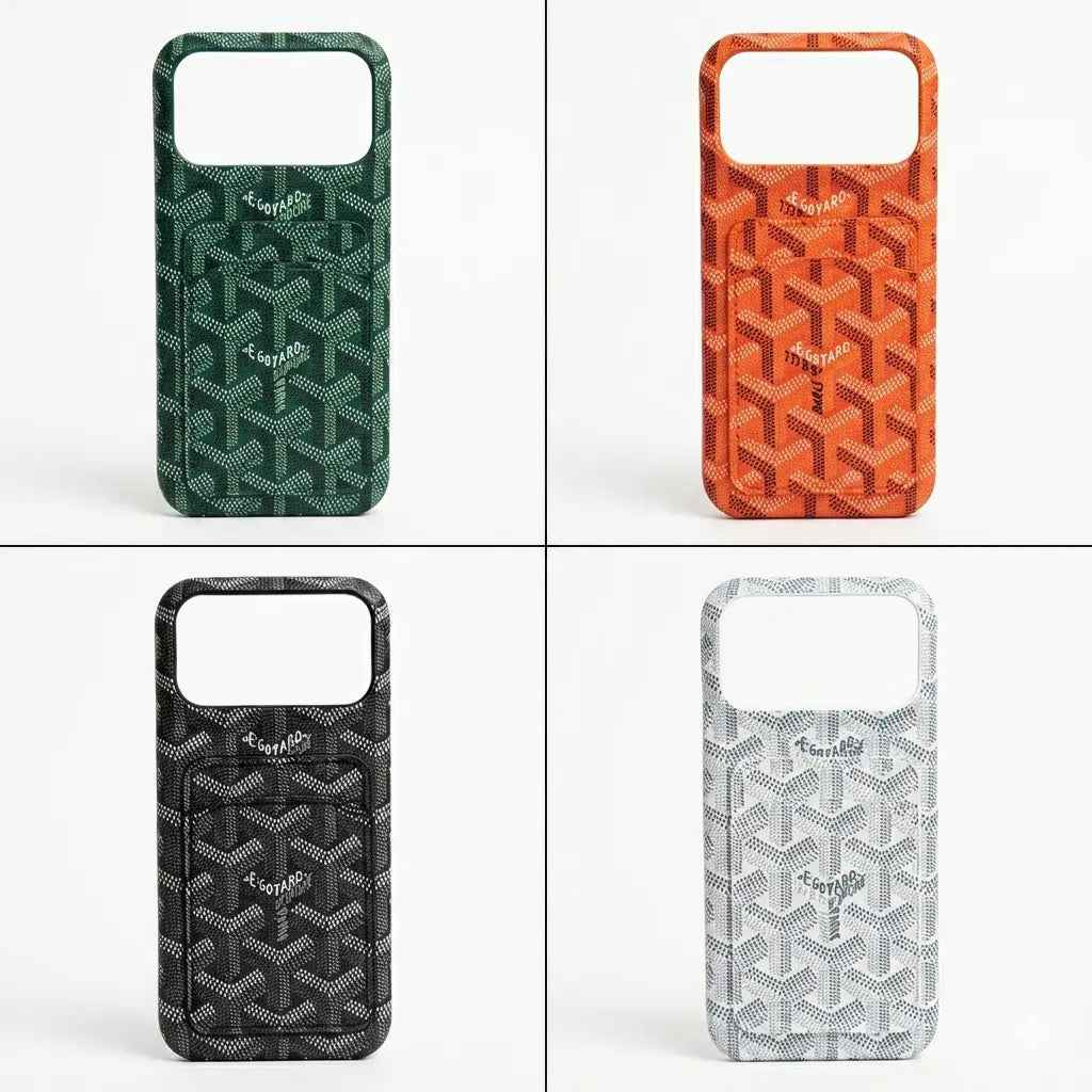 GYD Leather Card Holder Case for iPhone 12-17