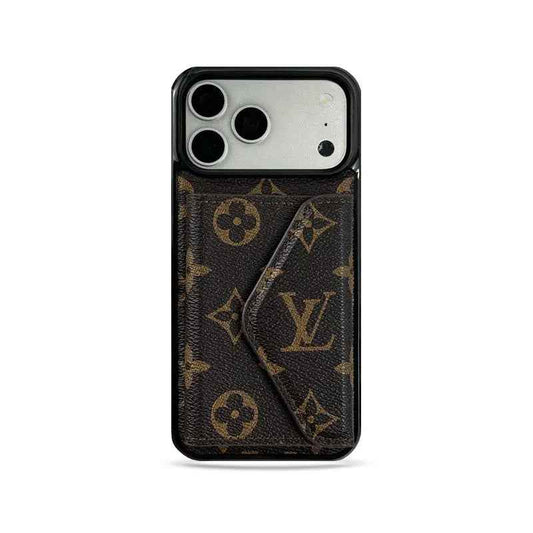 Louis Vuitton iPhone Case LV Classic Leather Monogram iPhone Case With Wallet