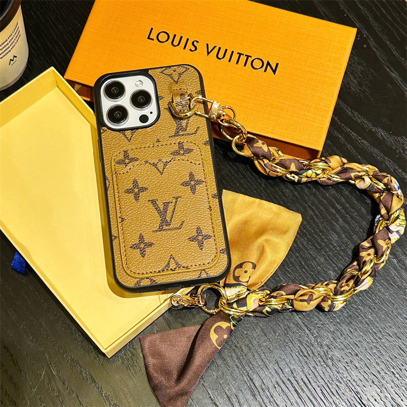 Lou Card Holder Scarves iPhone Case
