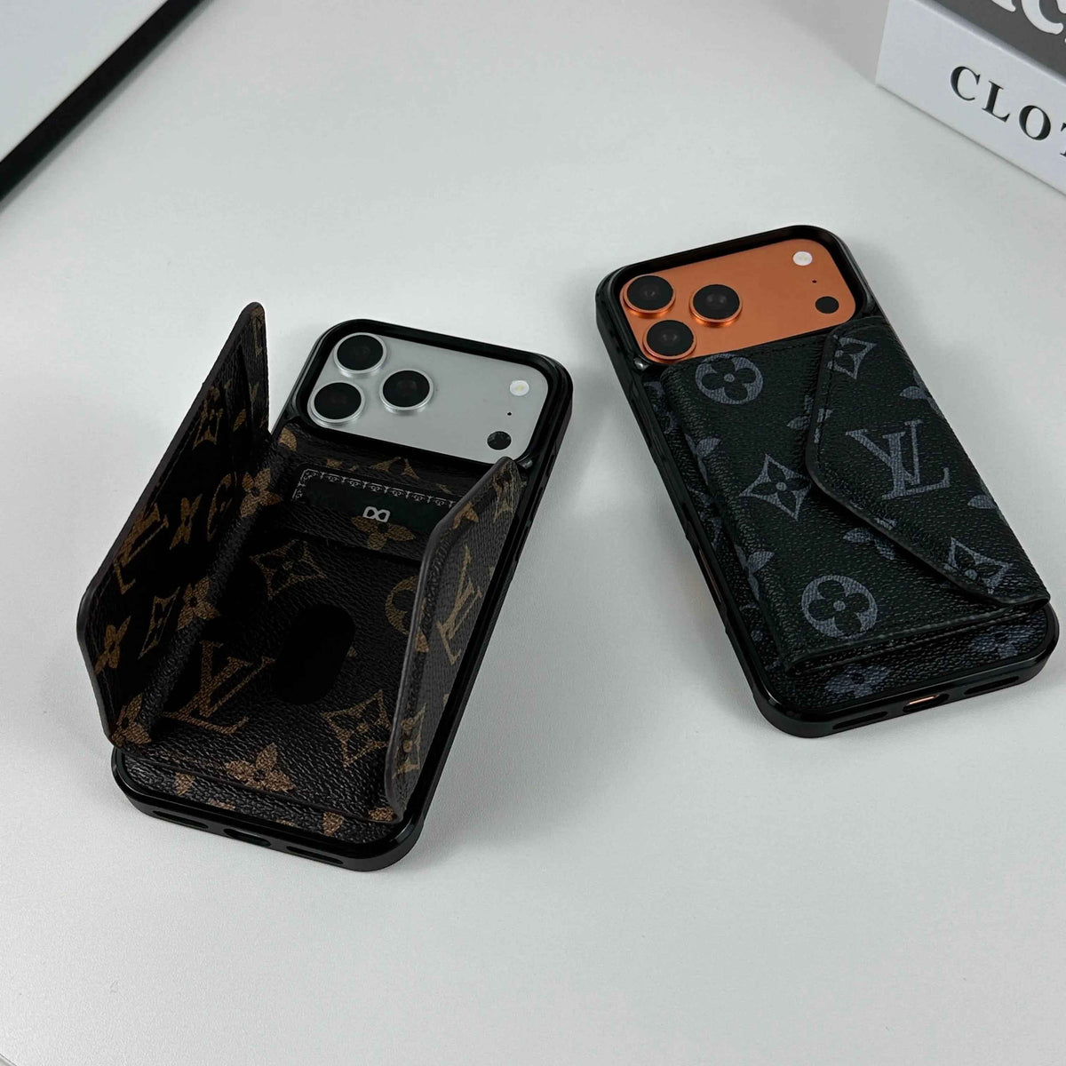 Louis Vuitton iPhone Case LV Classic Leather Monogram iPhone Case With Wallet