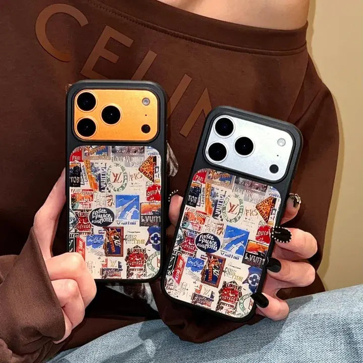 Vintage Travel Collage Luxury Case for iPhone 13-17 - Elitesmark