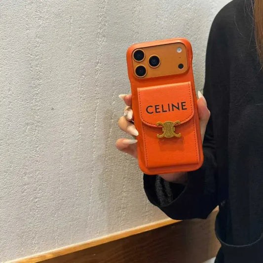 Celine iPhone Case with Makeup Mirror Elitesmark