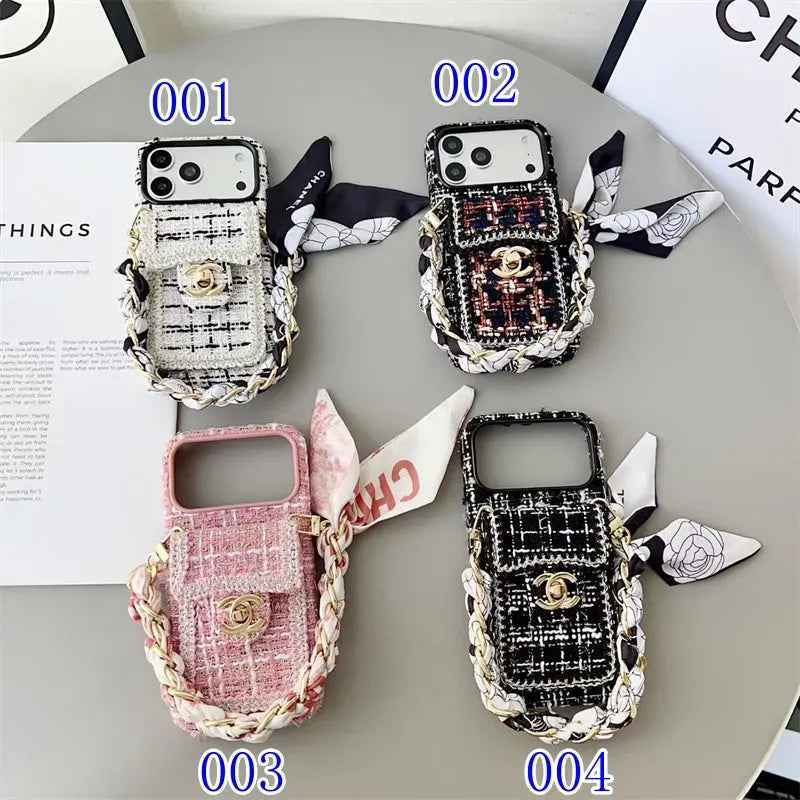Chanel iPhone Case - Luxury Tweed Designer iPhone Case