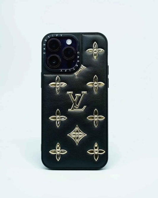 Louis Vuitton iPhone 17 Pro Max Case - Black Gold