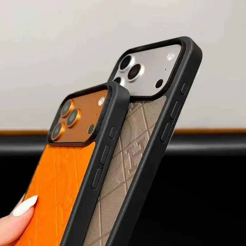 Magsafe Luxury Hrms Leather Case For iPhone 17 / 16 / 15 / 14 Elitesmark