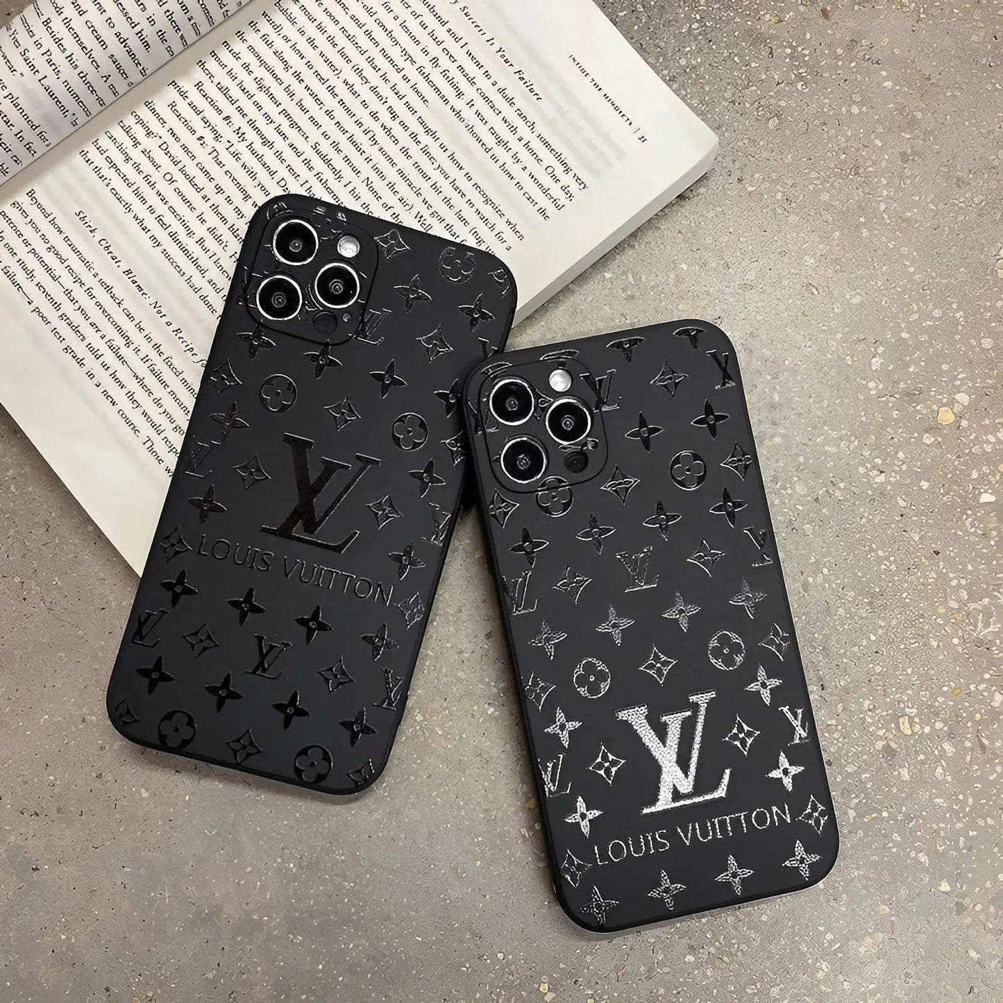Luxury iPhone Cases Louis Vuitton Gucci Fendi Chanel 3D Monogram Case - Elitesmark