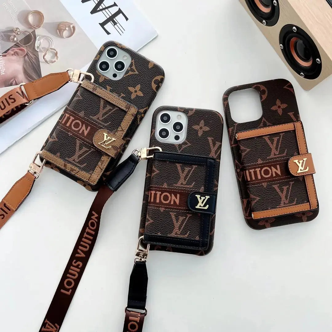 EMBROIDERED WALLET CARD HOLDER PHONE CASE Elitesmark