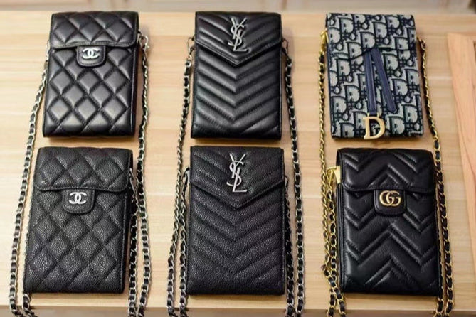 Elegant GG genuine leather crossbody bag