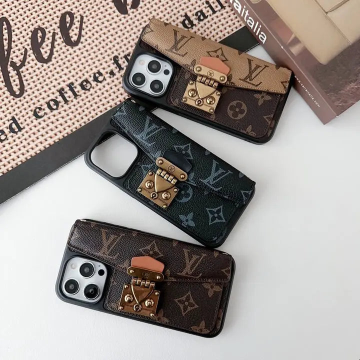 LUXURY LOCK CARD BAG CROSSBODY CHAIN IPHONE CASE Elitesmark