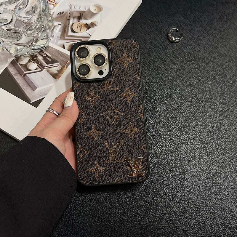 Lou Classic Leather iPhone Case