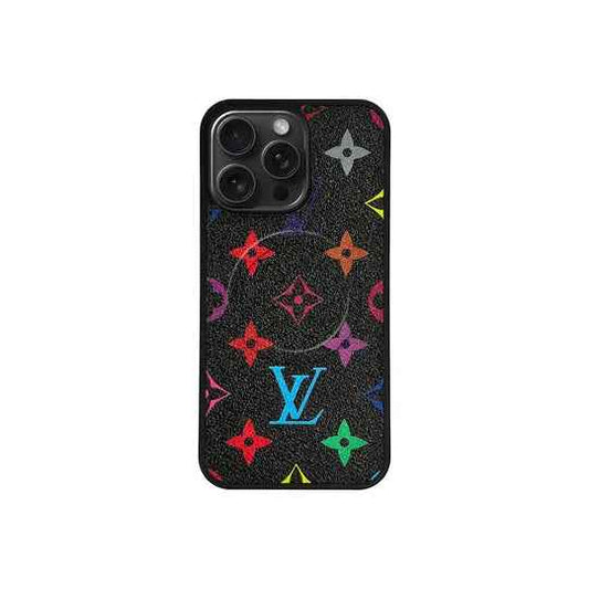 Louis Vuitton iPhone Case - LV Black Multi-Color Monogram MagSafe Case
