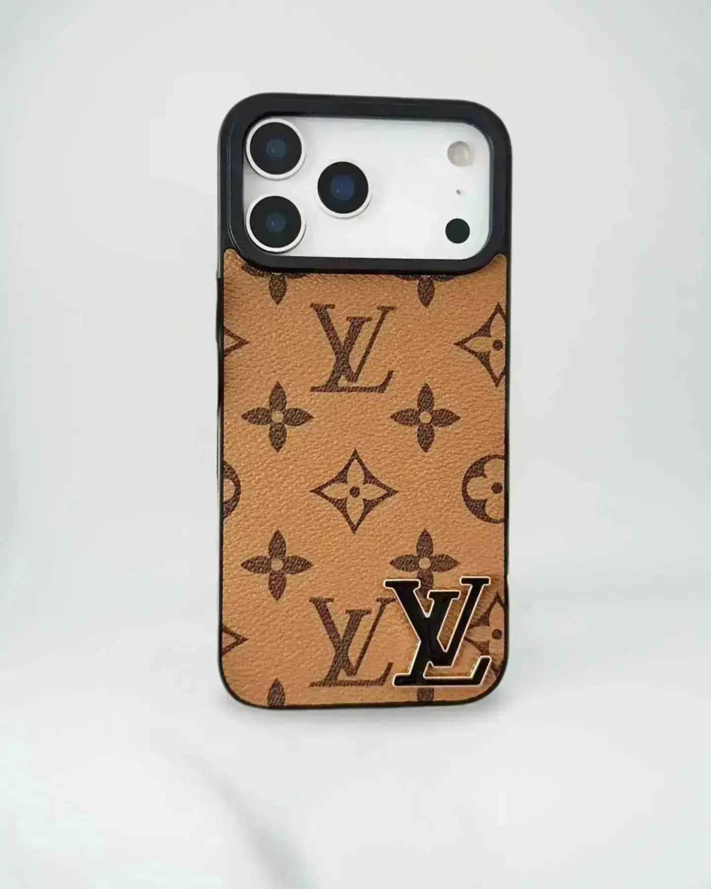 Louis Vuitton iPhone 17 Pro Max Case With Logo - Dark Monogram Canvas