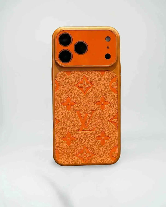 Orange Gucci iPhone 17 Pro Max Case – Luxury GG Monogram Case