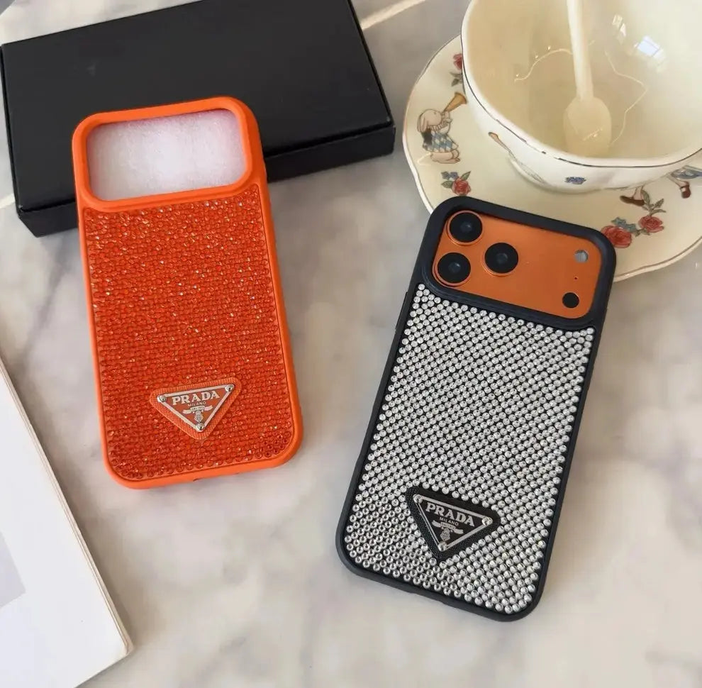 Haute Crystal Embellished Phone Case For iPhone 12-17 Elitesmark