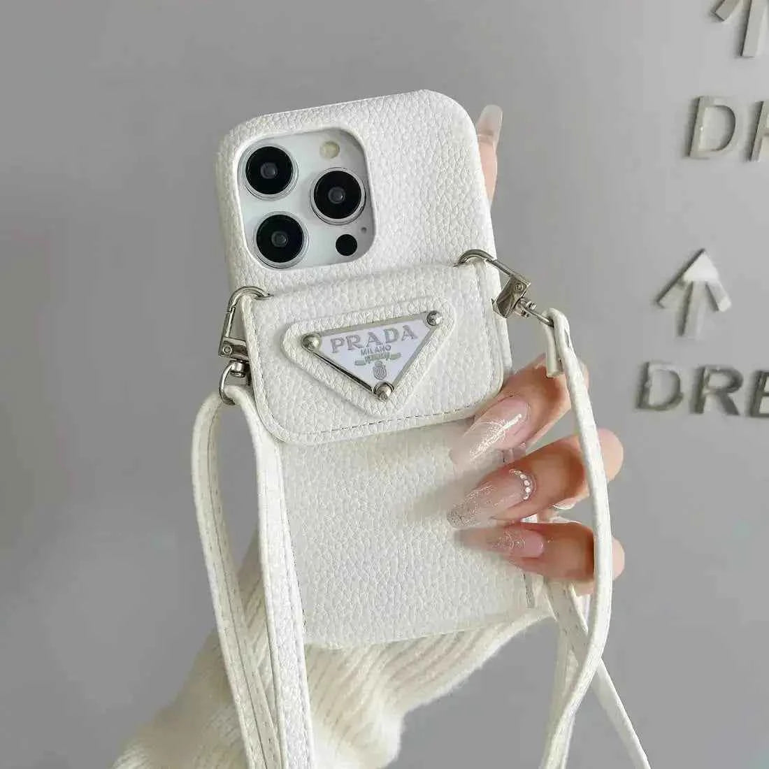 Le Noir Prada iPhone 17 Pro Max Case With Strap Crossbody