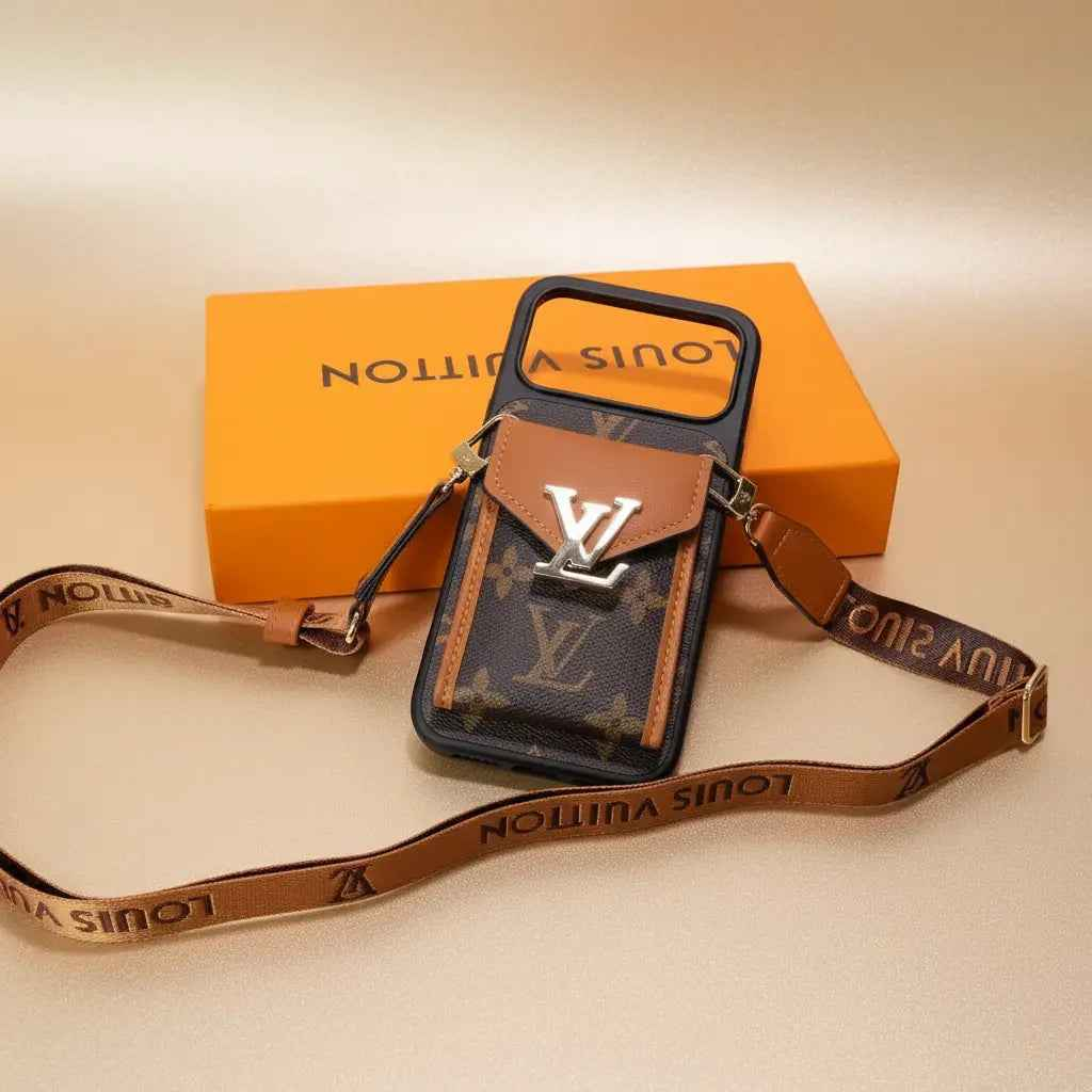Brown Louis Vuitton iPhone 17 Pro Max Phone Case – Classic Monogram Luxury Cover
