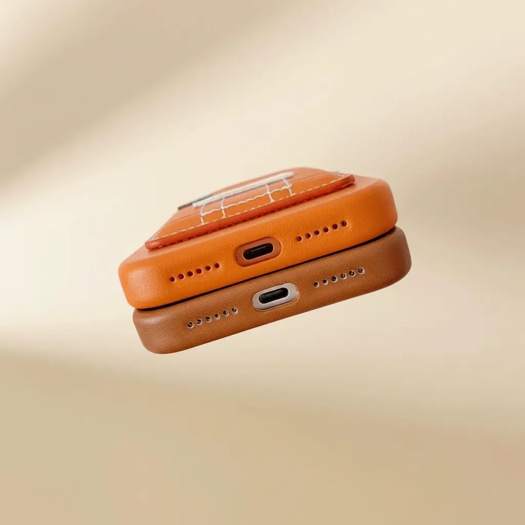 Black Hermès iPhone 17 Pro Max Case – Lifestyle Shot | luxury leather card slot, Hermès designer cover, Elitesmark | Elitesmark