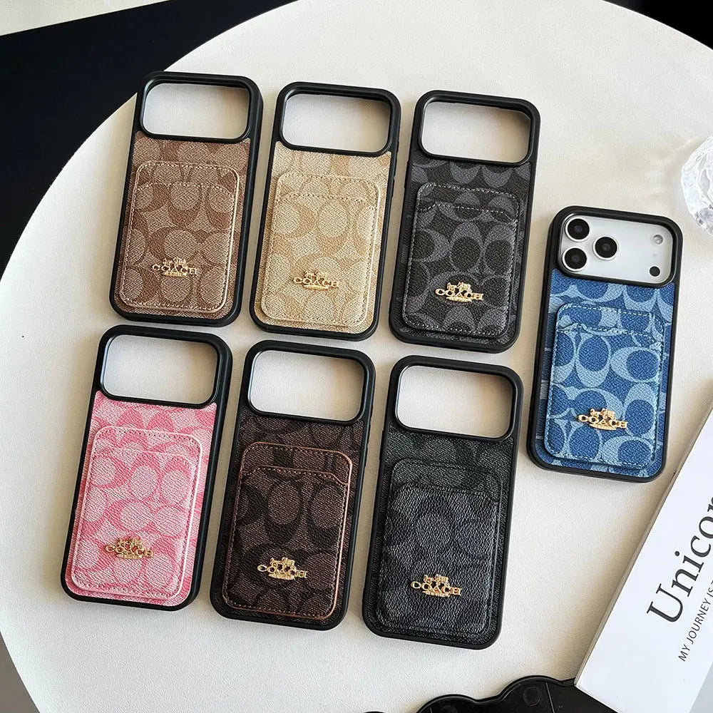 Coach Monogram Case with Card Holder - iPhone Case and Card Holder - Elitesmark