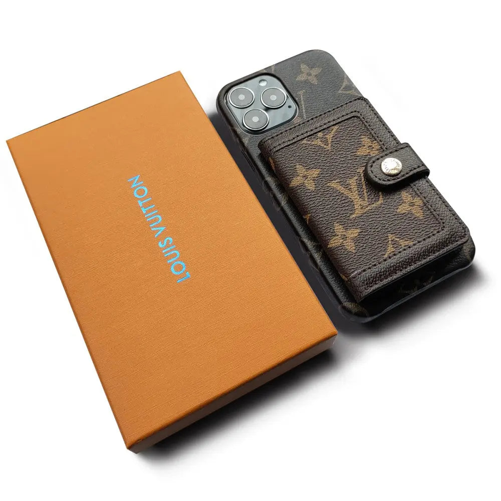 Beautiful luxury iphone case with credit card holder Elitesmark