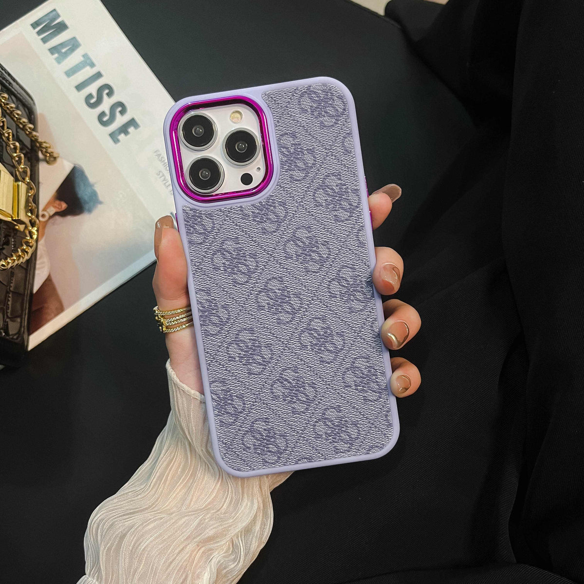 Purple Guess iPhone Case-MD231025