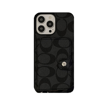 Coach iPhone Case With Wallet And Strap White -SZK240402