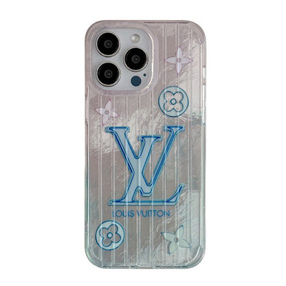 Lou Pink & Blue iPhone Case