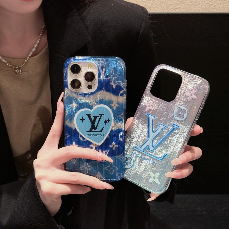 Lou Pink & Blue iPhone Case