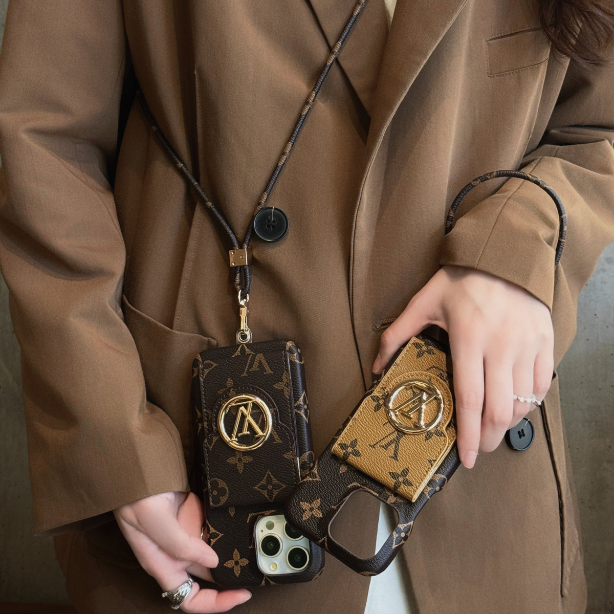 Lou Card Holder Chain iPhone Case