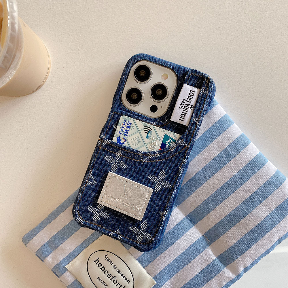 Lou Jeans Pattern iPhone Case