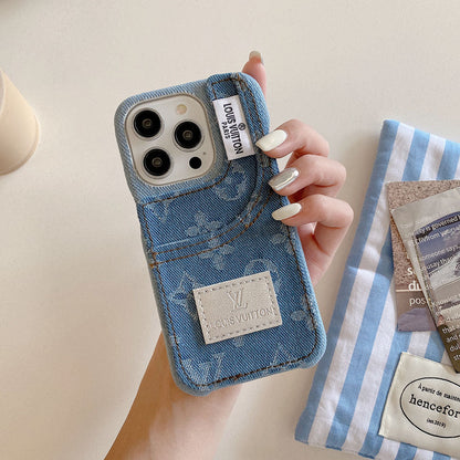Lou Jeans Pattern iPhone Case