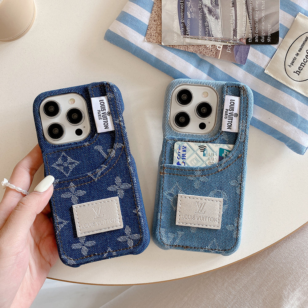 Lou Jeans Pattern iPhone Case