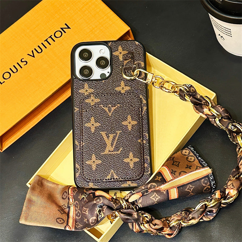 Lou Card Holder Scarves iPhone Case