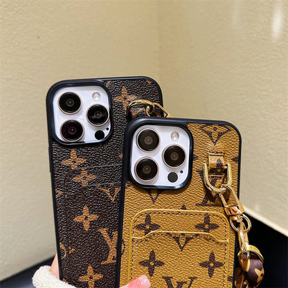 Lou Card Holder Scarves iPhone Case