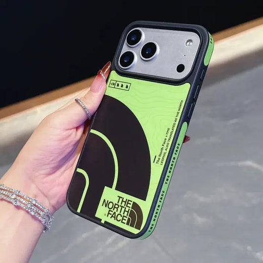 The North Face iPhone Case - Luxury Brand Leather Phone Case - Elitesmark