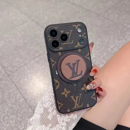 Louis Vuitton LV Monogram iPhone Case Stand Function - Elitesmark