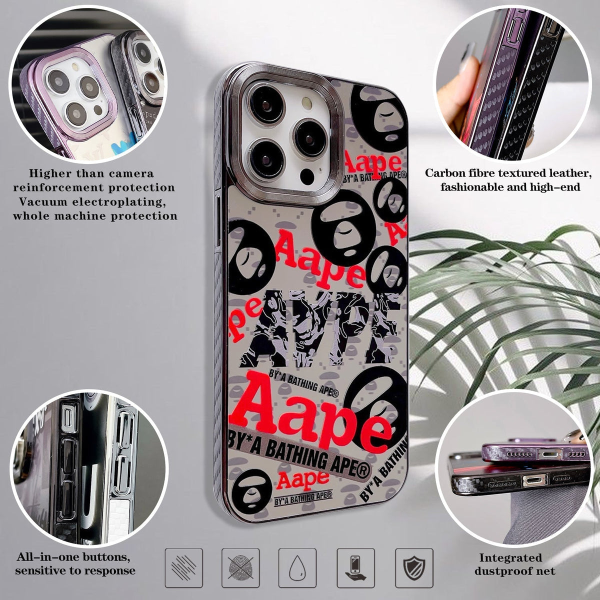 AAPE Ape iPhone case A25 A26