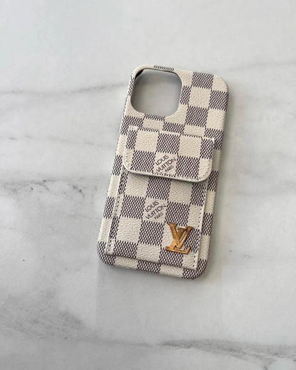 LV iPhone 17 Pro Max Case Cardholder