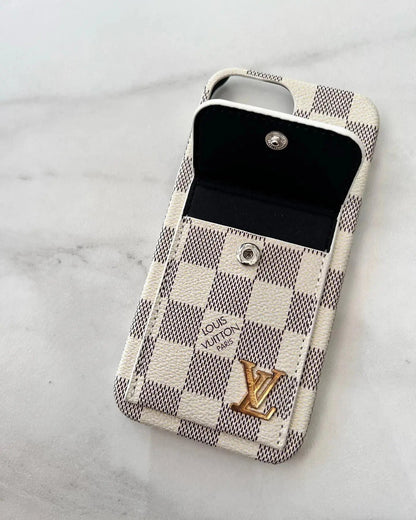 LV iPhone 17 Pro Max Case Cardholder