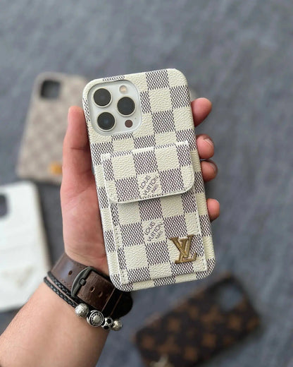 LV iPhone 17 Pro Max Case Cardholder