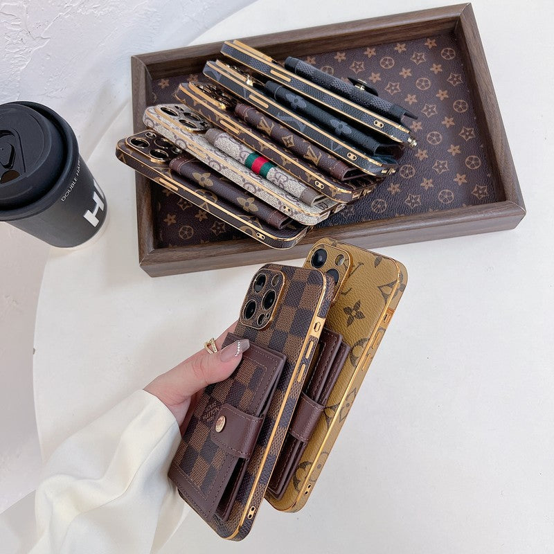 Lou Classic Color Card Bag iPhone Case