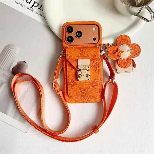 Louis Vuitton LV Monogram Crossbody iPhone Case with Detachable Wallet
