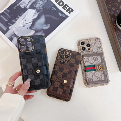 Lou Classic Color Card Bag iPhone Case