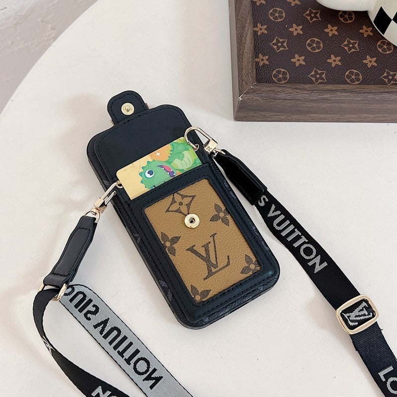 Lou Card Holder Crossbody iPhone Case