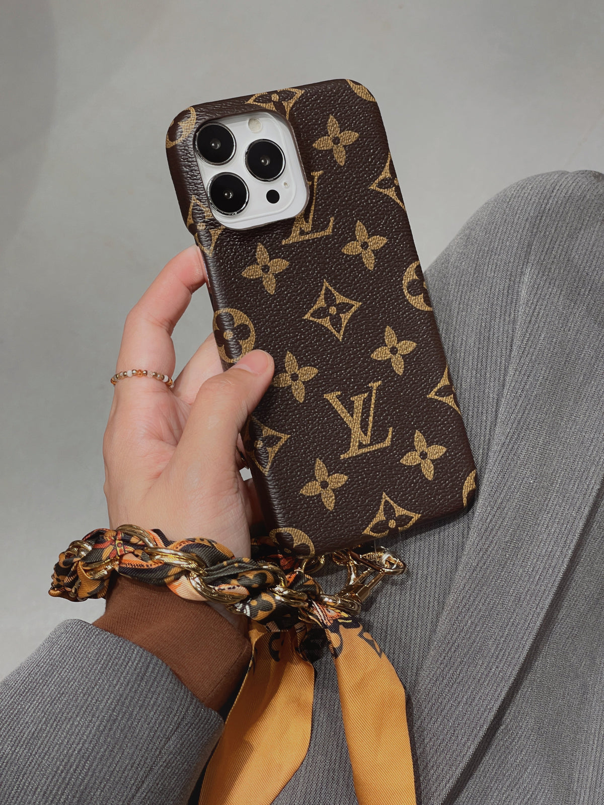 Lou Silk Wristband iPhone Case