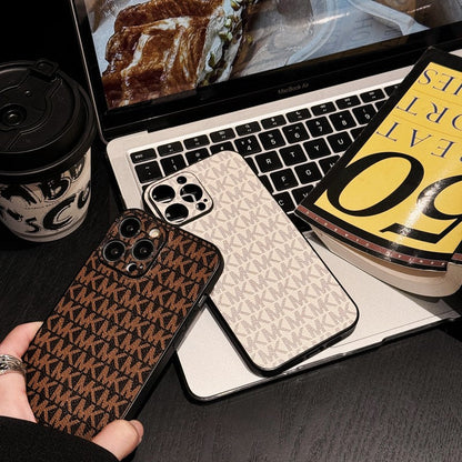 MK Leather iPhone Case