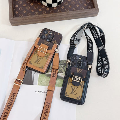 Lou Card Holder Crossbody iPhone Case